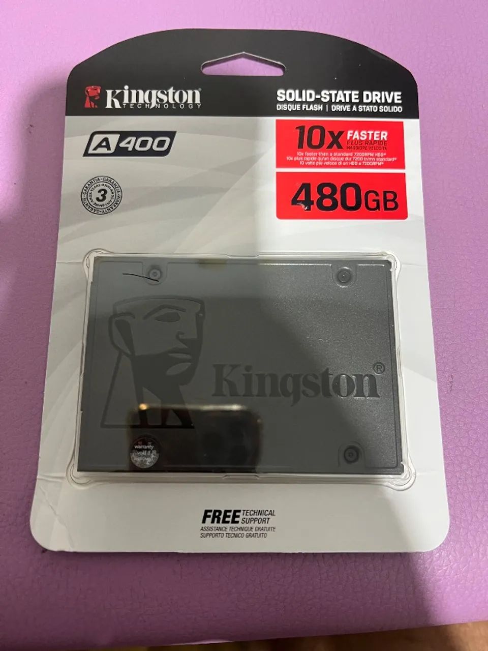 SSD Kingston 480GB LACARADO