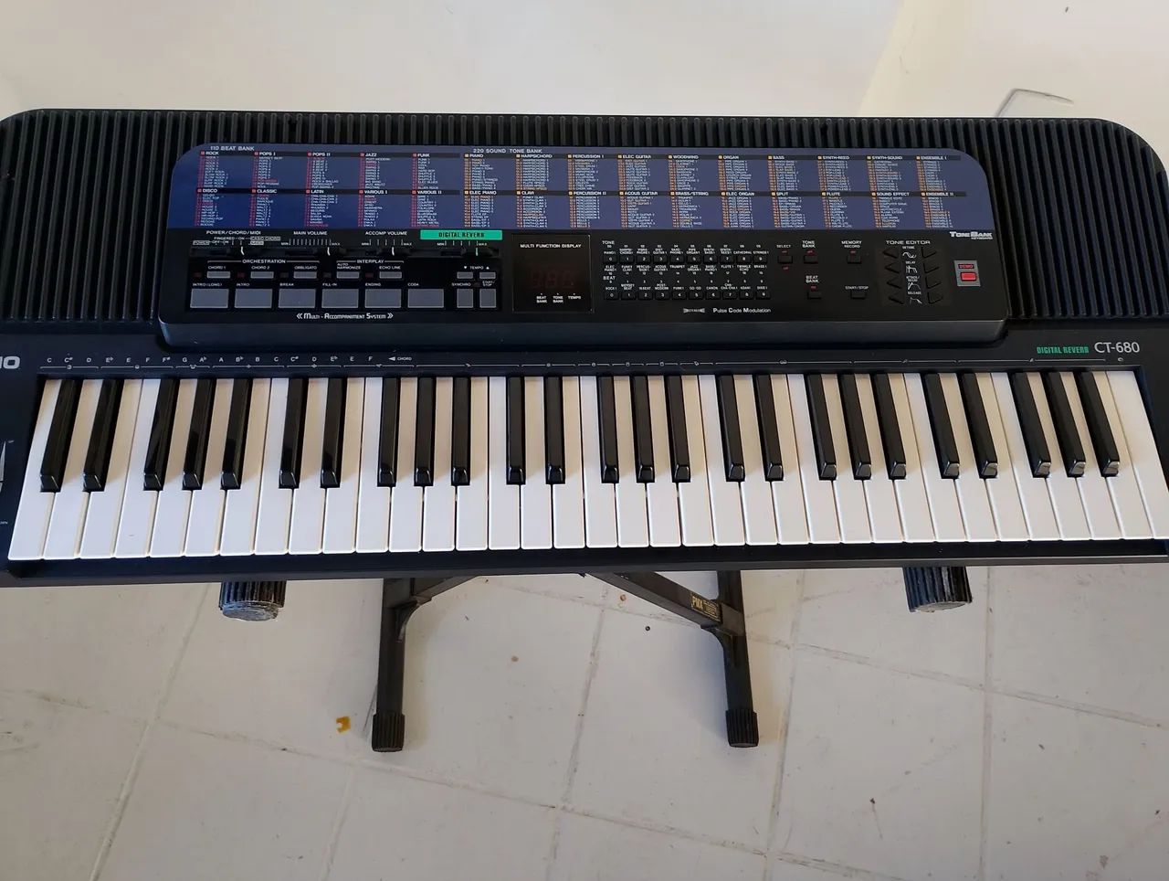 CASIO CT-680 OTIMO ESTADO - Foto 5