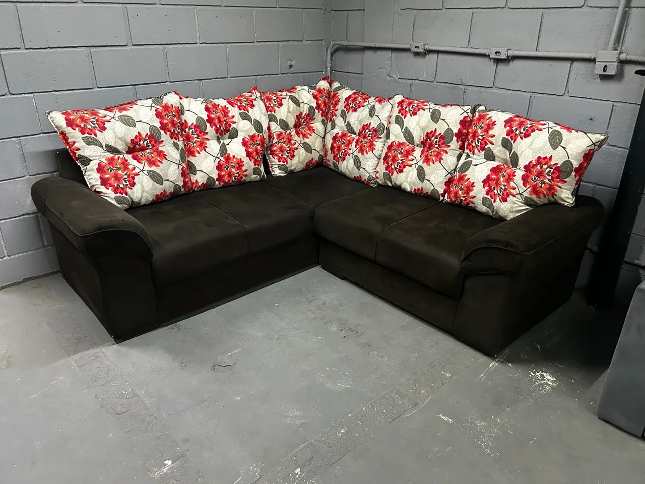 Sofá Fixo de Canto 2 Cores NOVO  - Foto 2