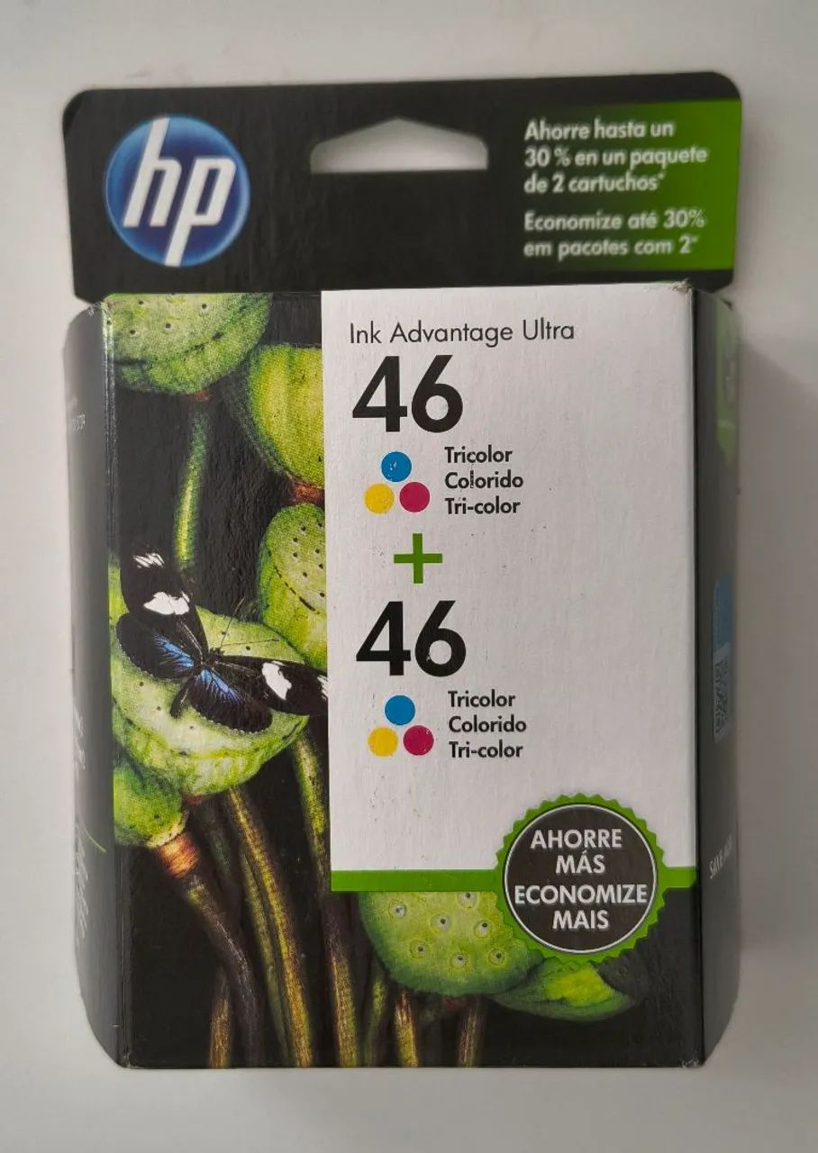 2 cartuchos HP 46 lacrados 