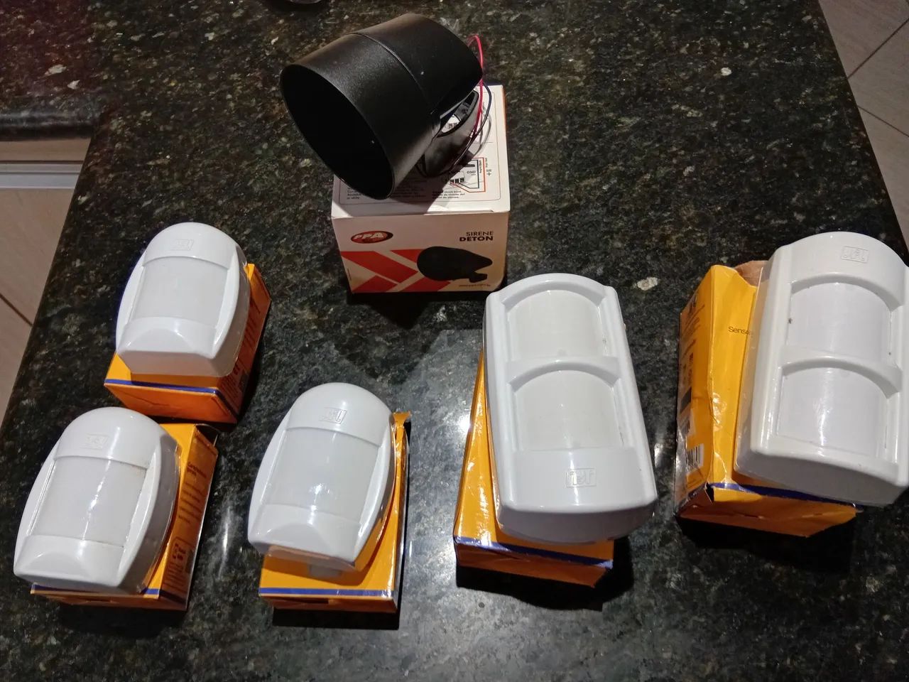 Kit sensor e sirene 