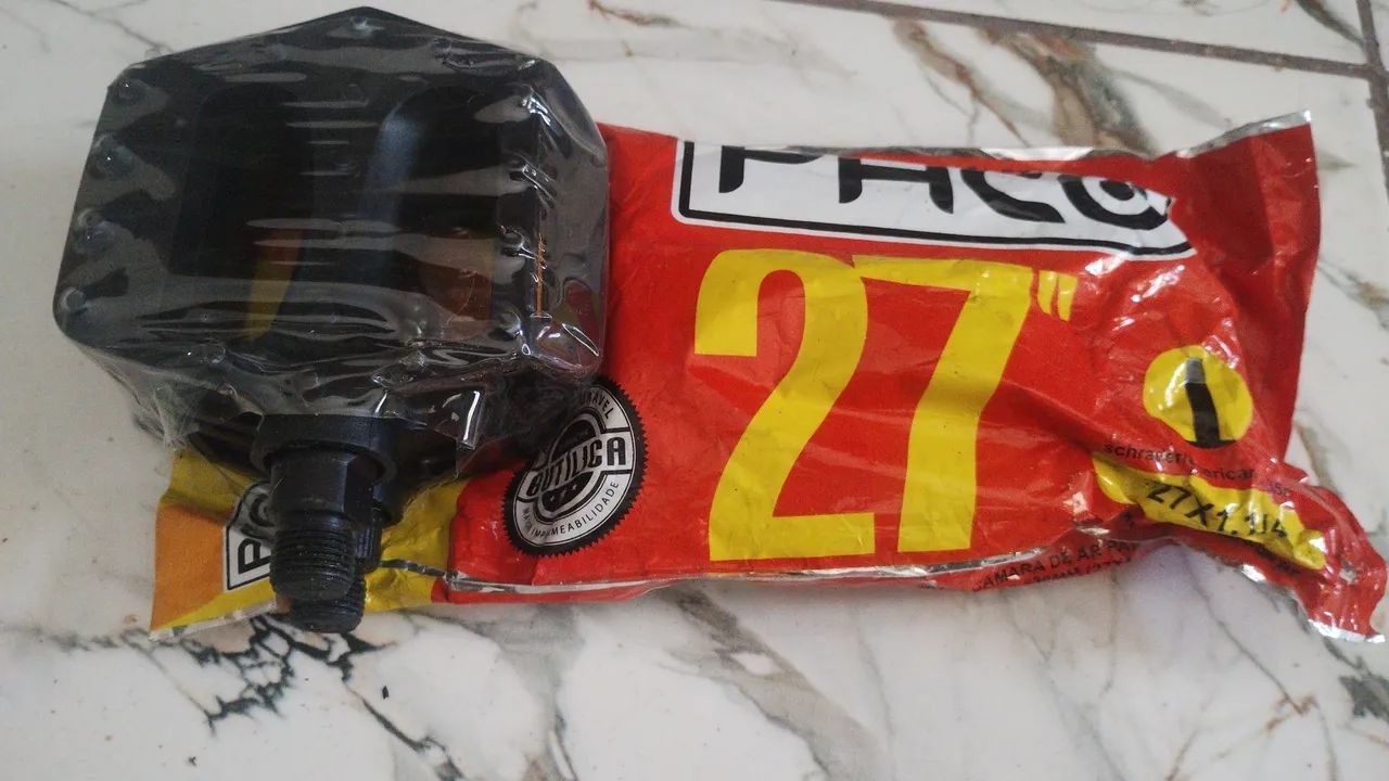 Camara de ar pra speed e pedal 
