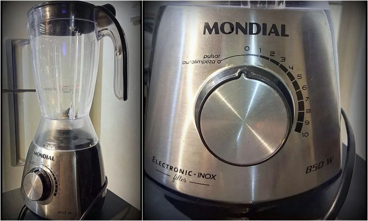  LiLquidificador Mondial Inox Filter Premium 850 Watts!