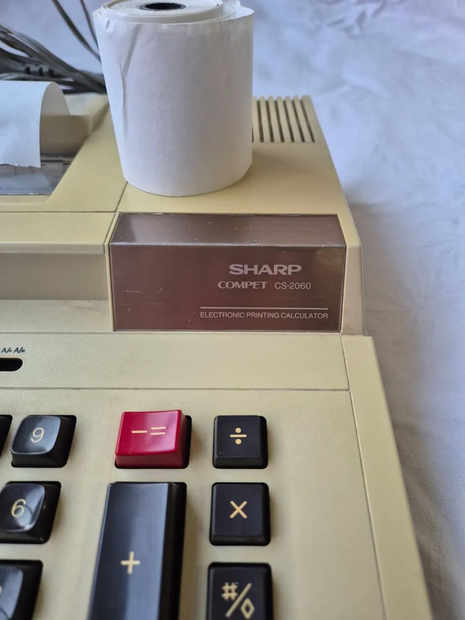 Calculadora Sharp Compet CS-2060 com Impressora - Vintage