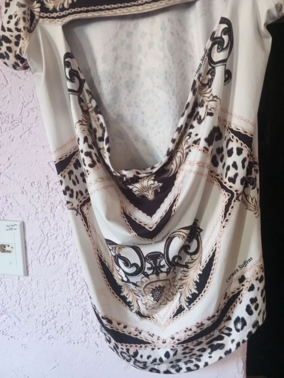 Blusa Carmem stefens Animal print - Foto 3