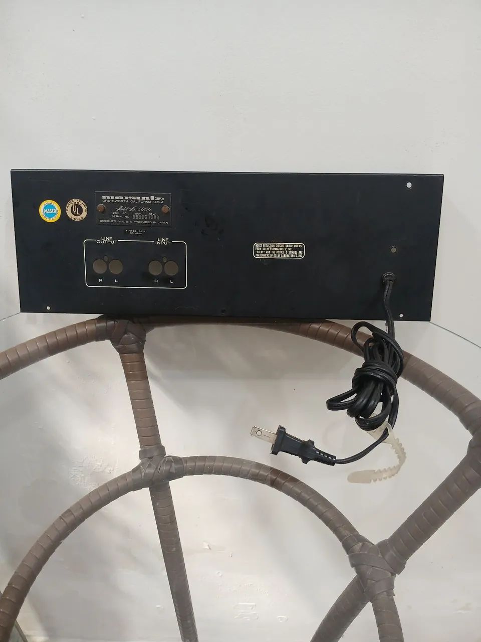 Tape deck Marantz Model 5000 ( painel traseiro) - Foto 2