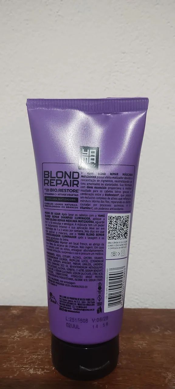 Máscara Matizadora Blond Repair - Foto 2