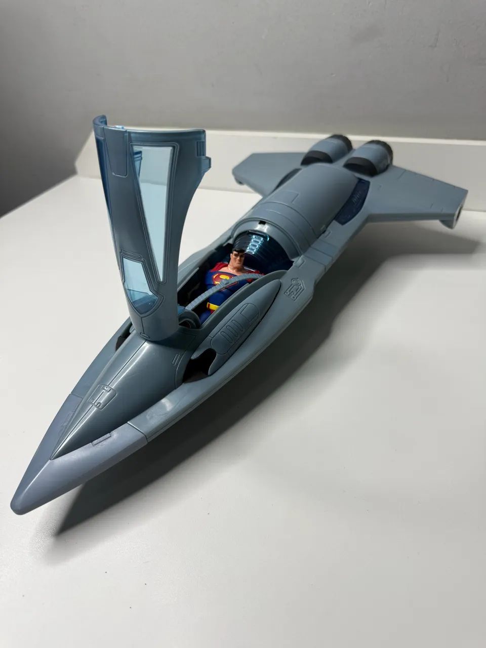 Nave JAVELIN 7 JLU + Boneco superman COMPLETA - Foto 4