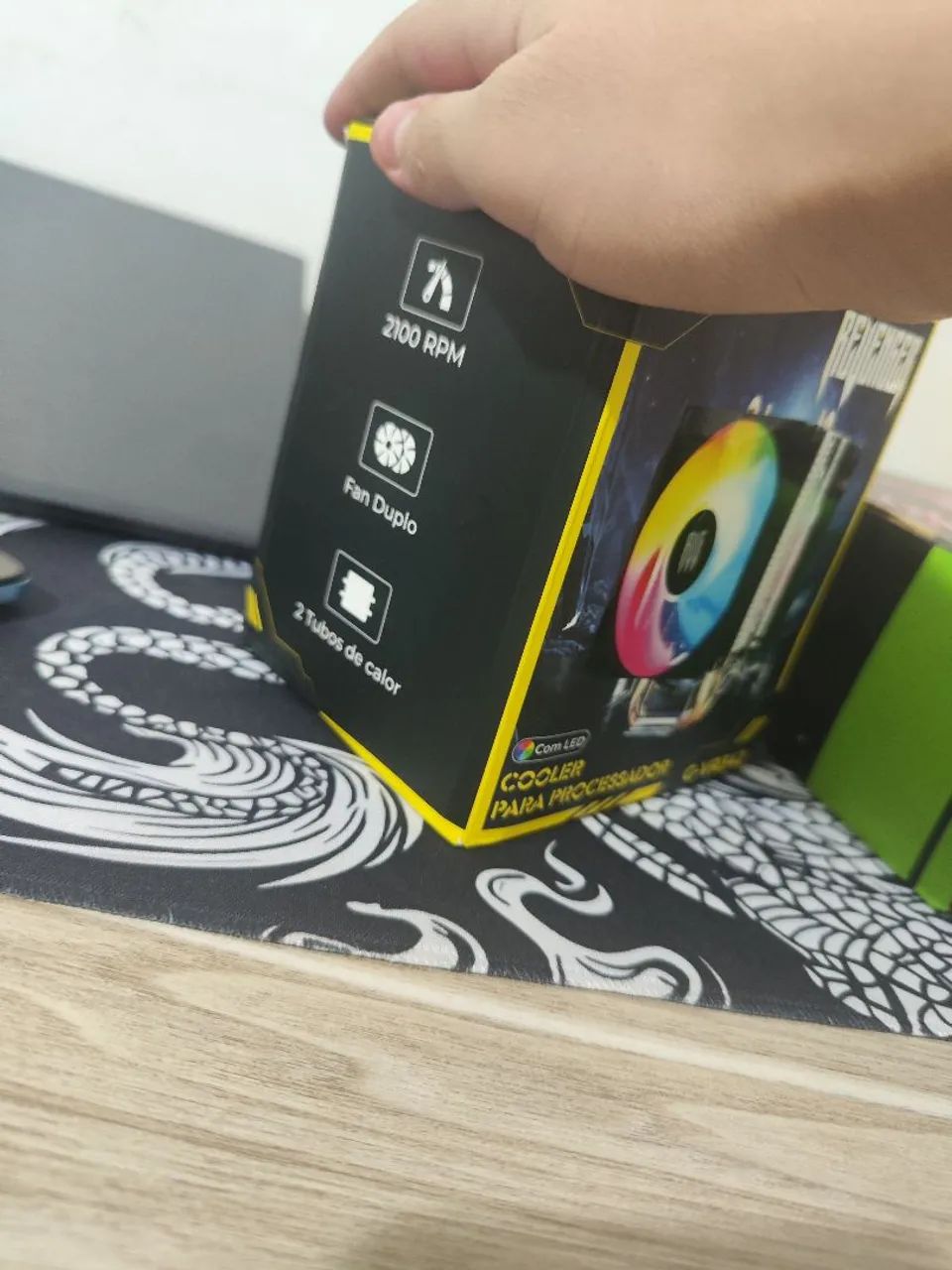 Coller para processador 2 fains