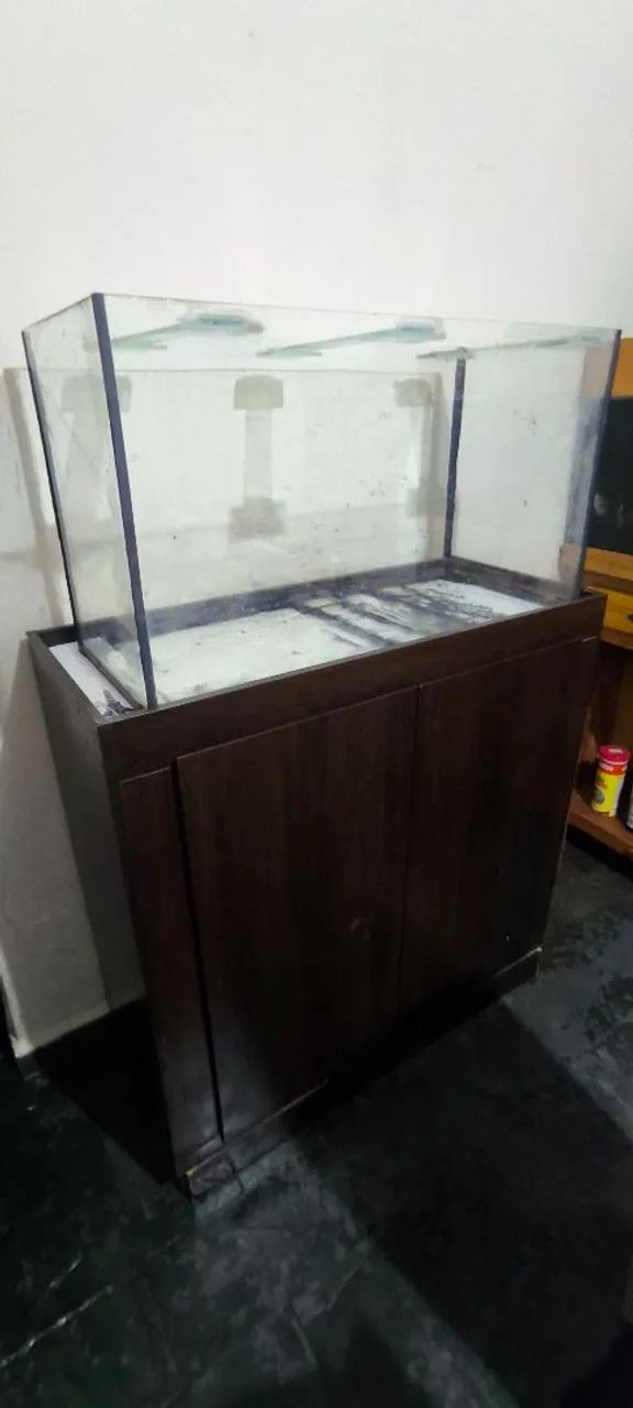aquário 180litros e armário  - Foto 2