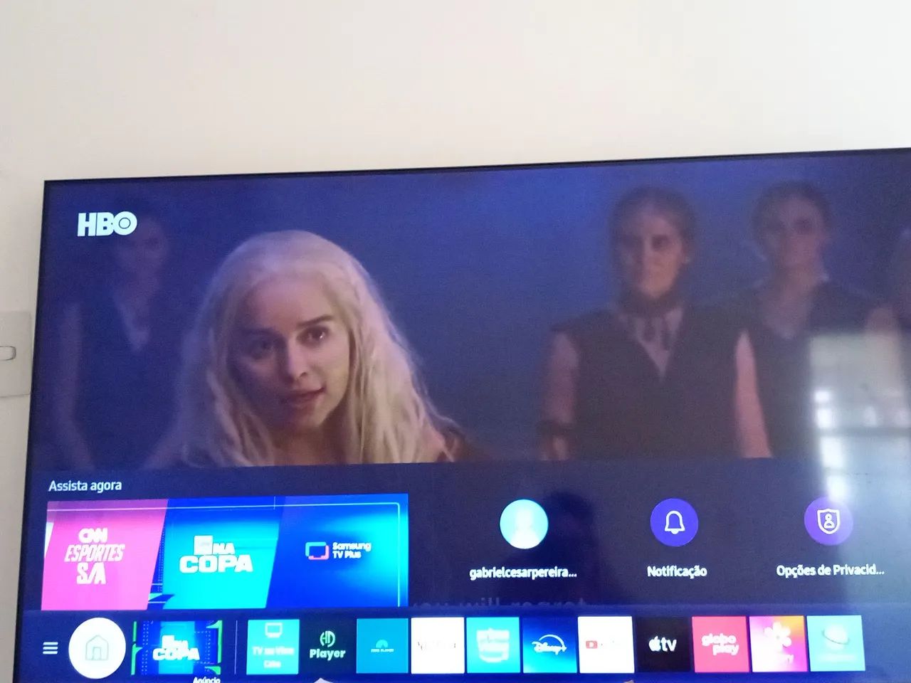 Tv de 55 polegadas usada 