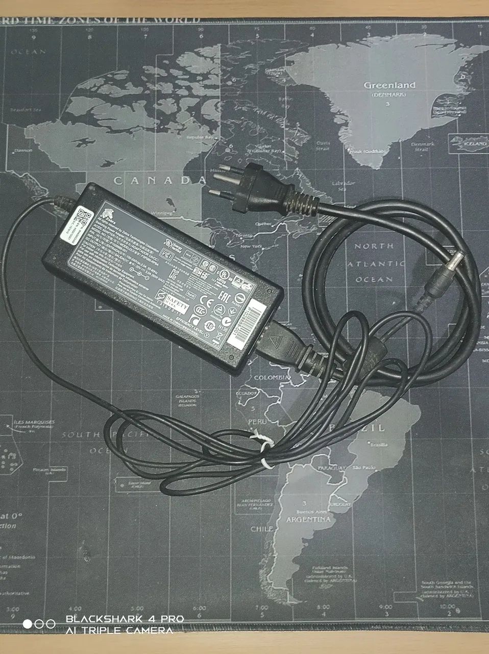 fonte de alimentação (adaptador AC/DC)  especificamente para impressoras Zebra.  - Foto 2