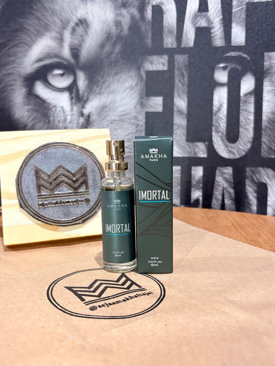 Perfume Importado Imortal Invictus 15ml Amakha Paris  - Foto 2
