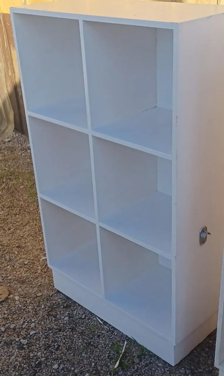 Armário estilo estante, branco, sem portas. - Foto 2