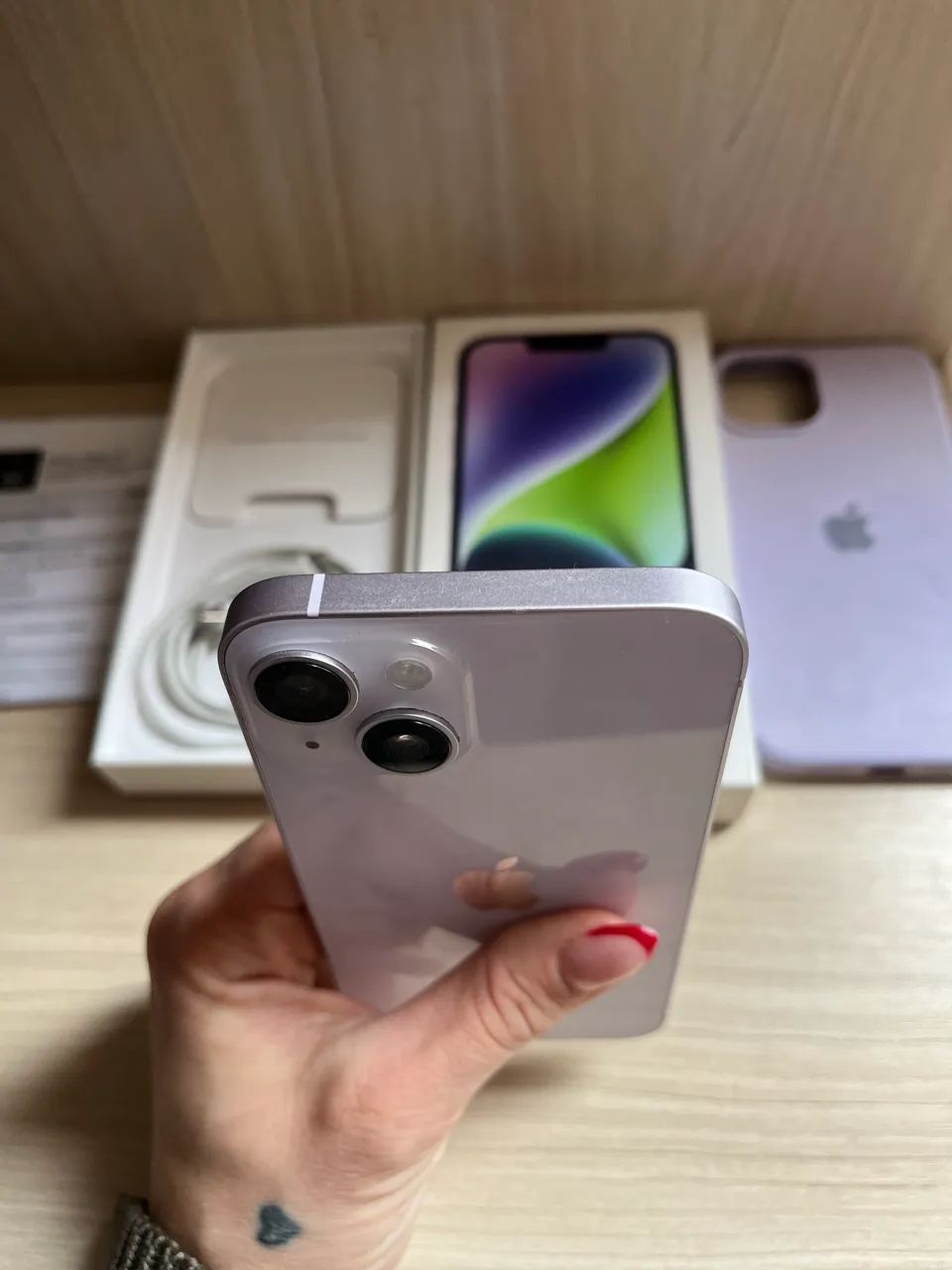 iPhone 14 128gb completo com nota fiscal  - Foto 3