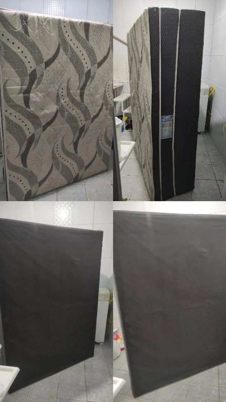 Cama box conjugada sem os pés 