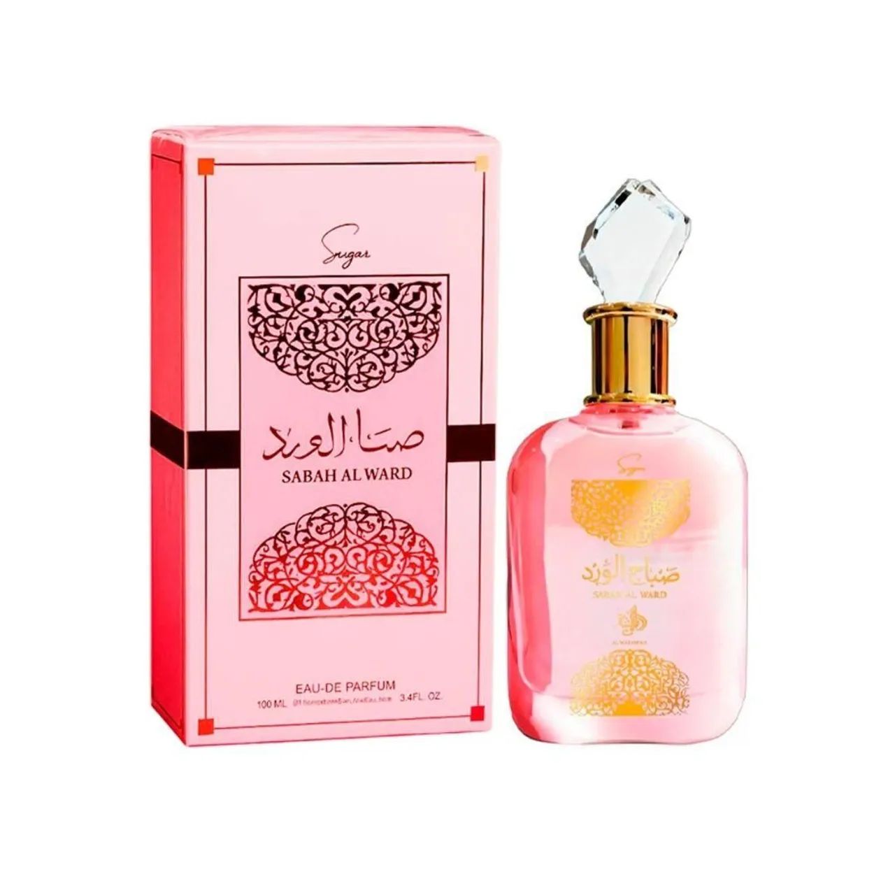 Perfume Árabe Al Wataniah Sabah Al Ward Sugar 100ml