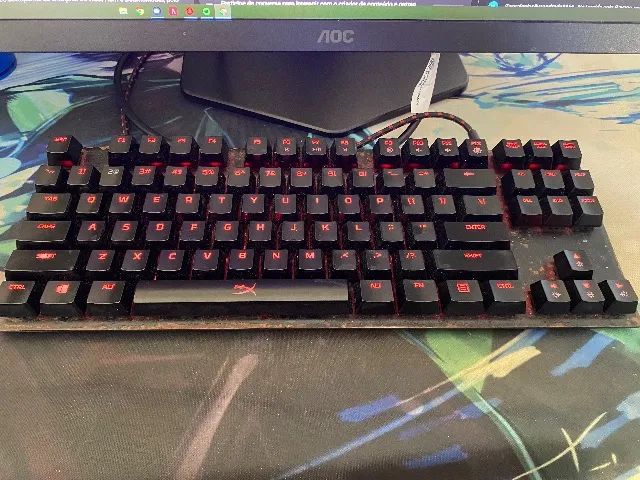 Mouse gamer - Hyperx pulsefire haste wireless + Teclado gamer - Alloy fps pro - Foto 2