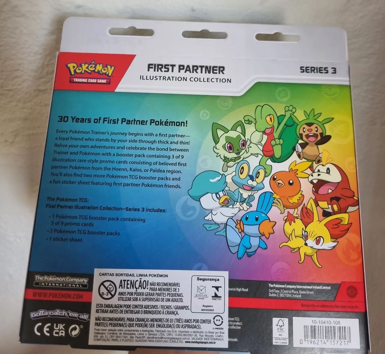 Pokémon TCG: First Partner Illustration Collection SERIES 3 em