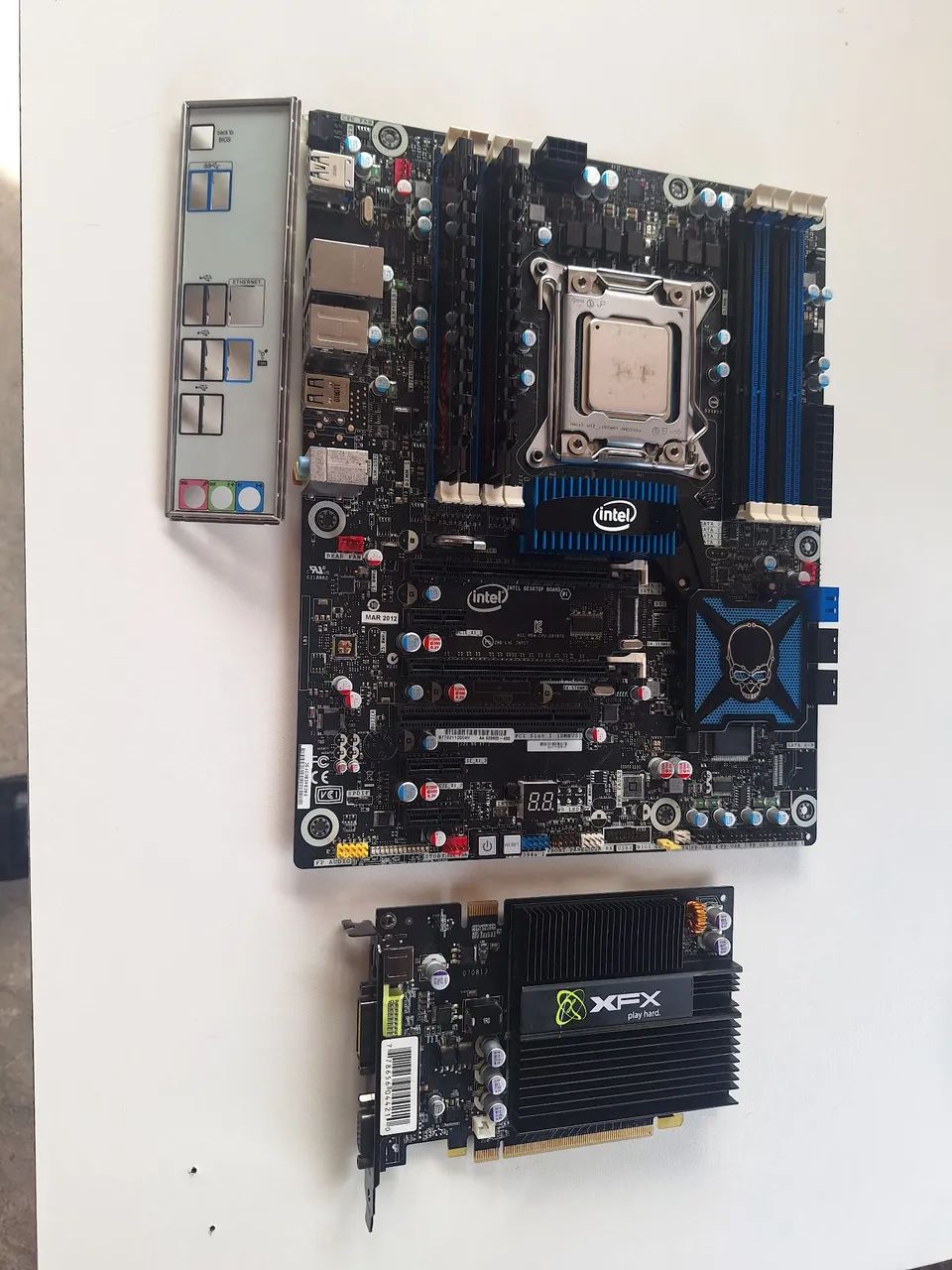 Placa mae Intel socket lga 2011 com processador xeon +8g - Foto 4