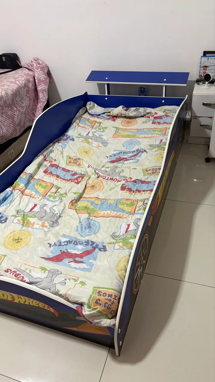 cama solteiro hot wheels sem colchão  - Foto 4