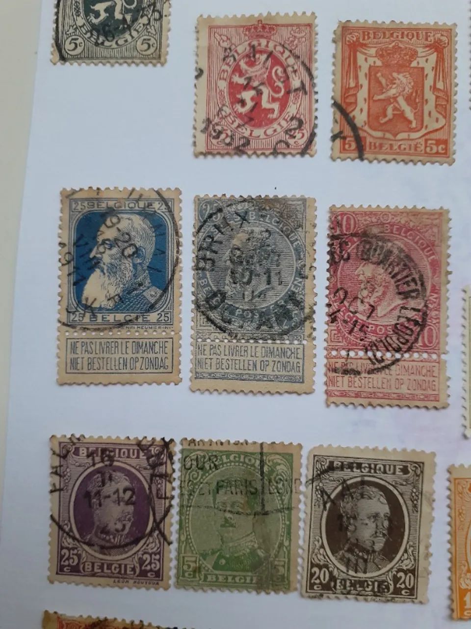 LOTE COM 31 SELOS BÉLGICA.  - Foto 3