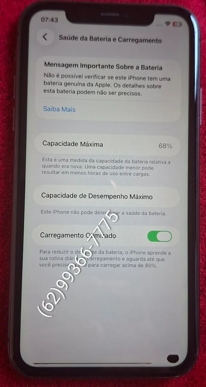 IPHONE 11 128GB SEM DETALHES FACE ID OK - Foto 5