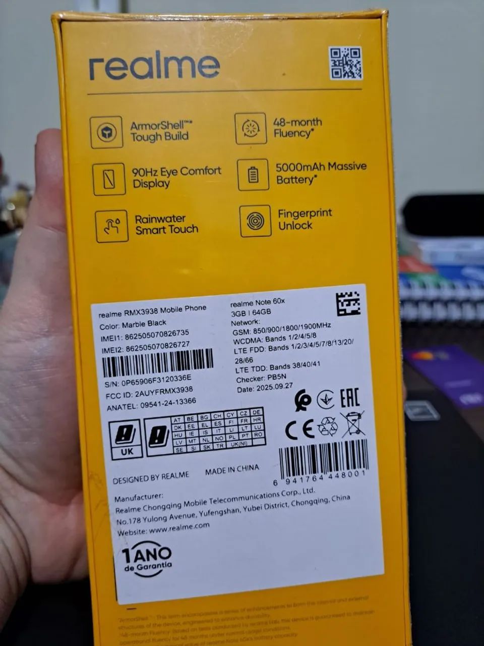 VENDO CELULAR REALME NOTE 60X NOVO E LACRADO NA CAIXA ? - Foto 2