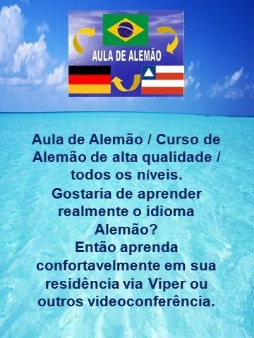 Aula de Alemão com professor nativo