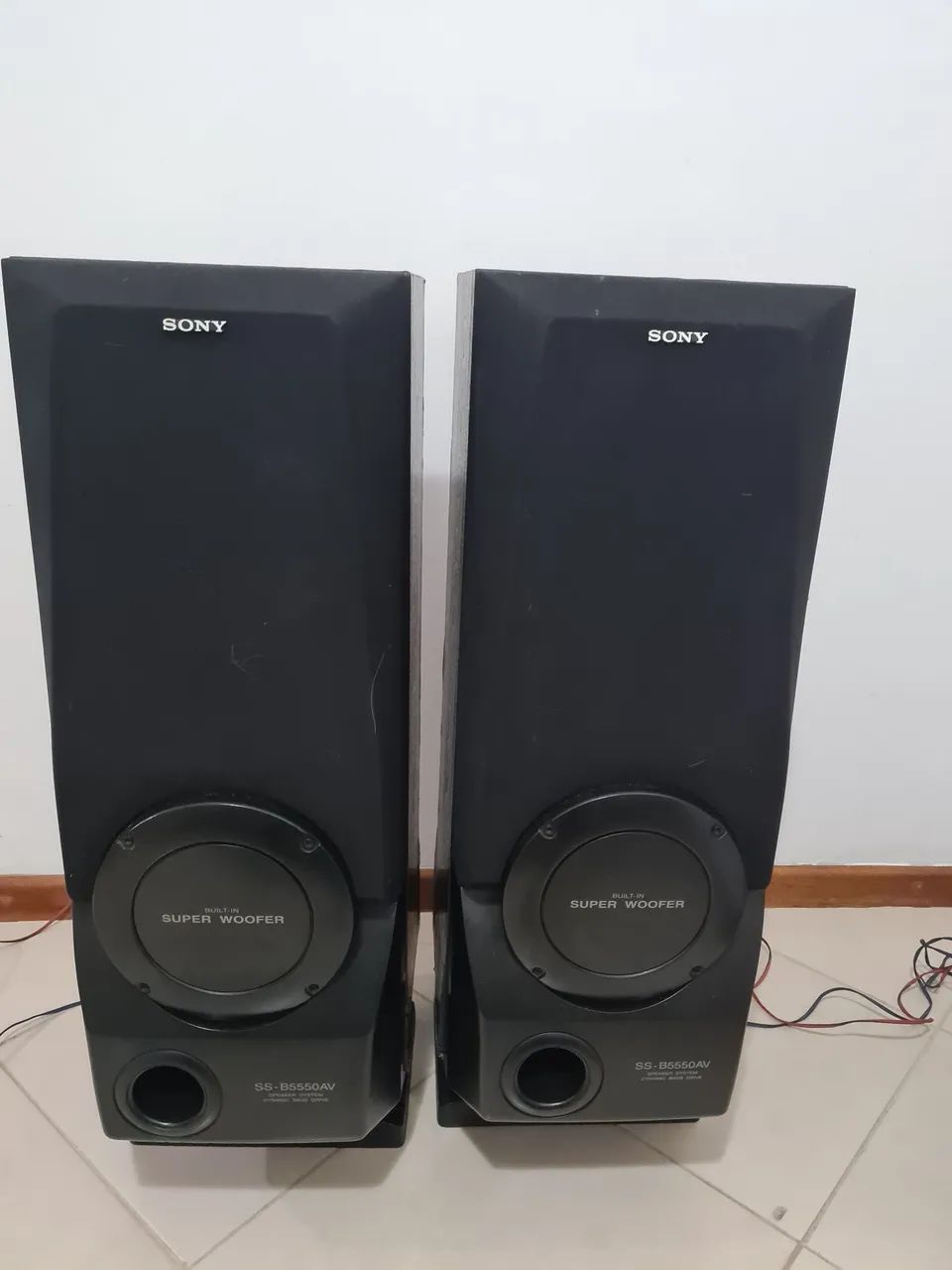 Par caixas som Sony lbt-n555av 