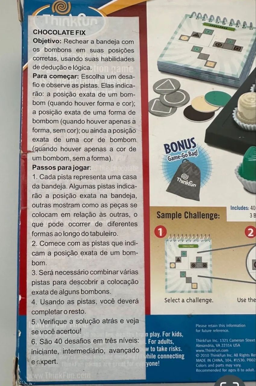 Jogo de lógica Chocolate Fix - Foto 4