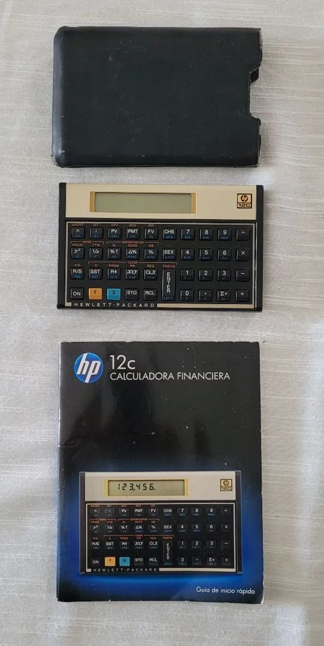 Calculadora HP 12 C Gold.