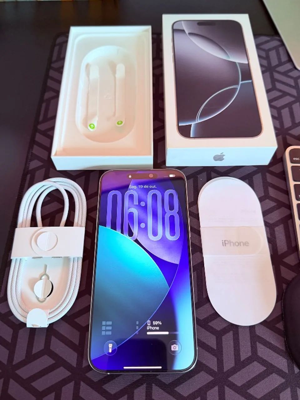 iPhone 16 Pro Max - Branco 96% Bateria - Foto 5