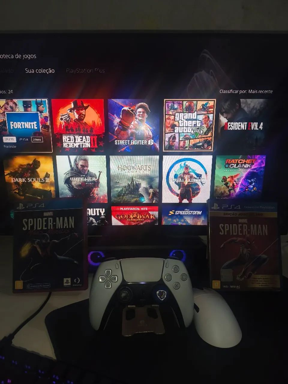 PS5 SLIM COM LEITOR DE DISCO