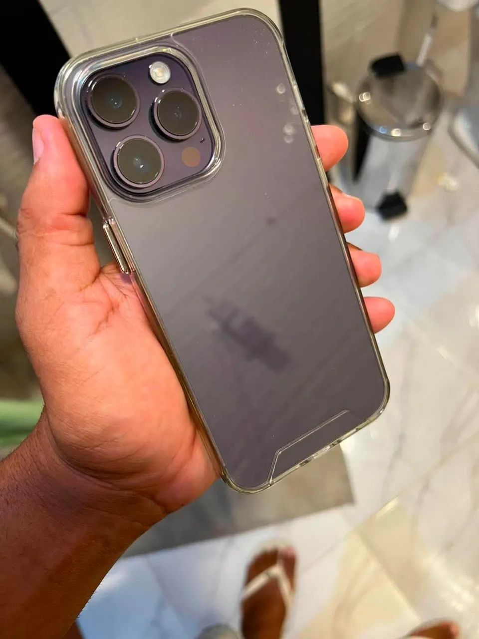 Vendo e troco IPhone 14 Pro Max 128 gigas bateria 86% todo original  - Foto 5