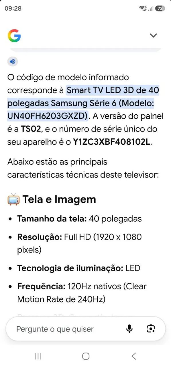 Smart TV Samsung 40" full HD - Foto 2