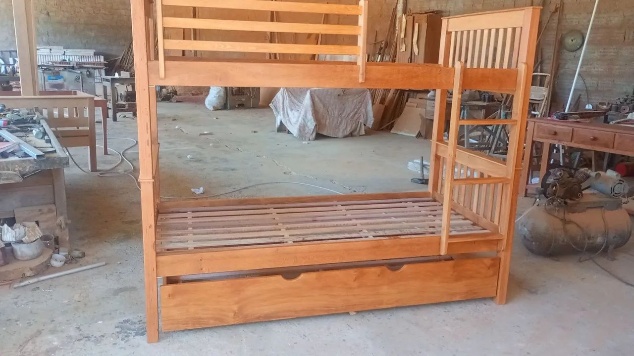 Cama Beliche com cama auxiliar - Foto 2