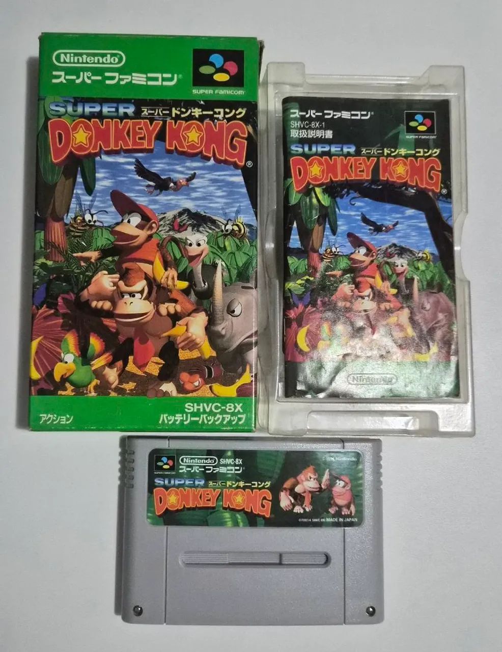 Donkey Kong 1 e 3 na caixa original japonês - Jogos de Vídeo Game