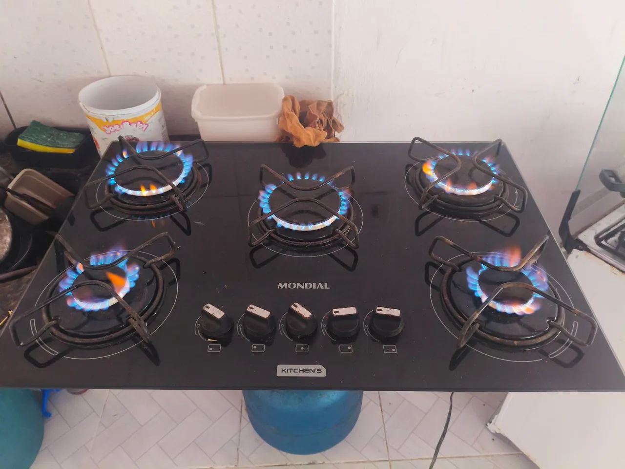 fogão cooktop 5 bocas 
