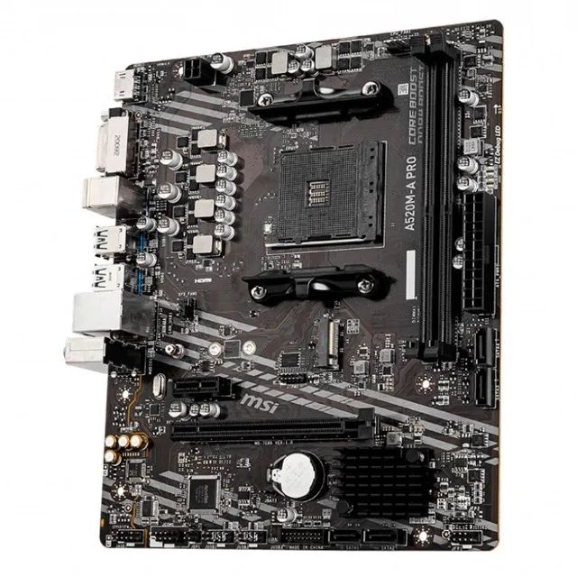 Placa Mae msi a520m-a pro am4 Nova - Foto 5