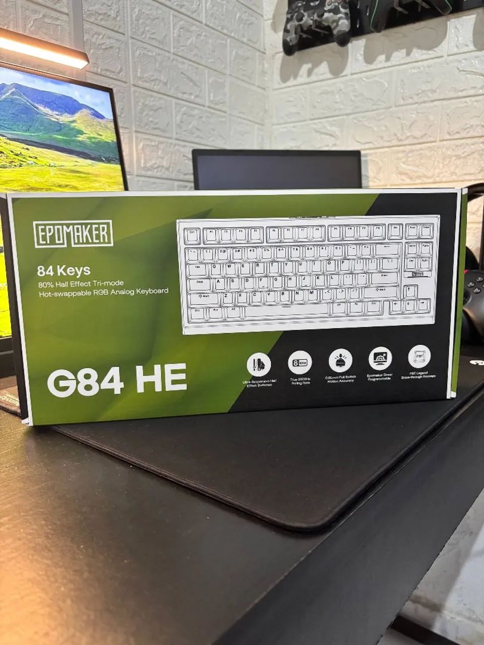 Teclado Epomaker G84 HE - NOVO 
