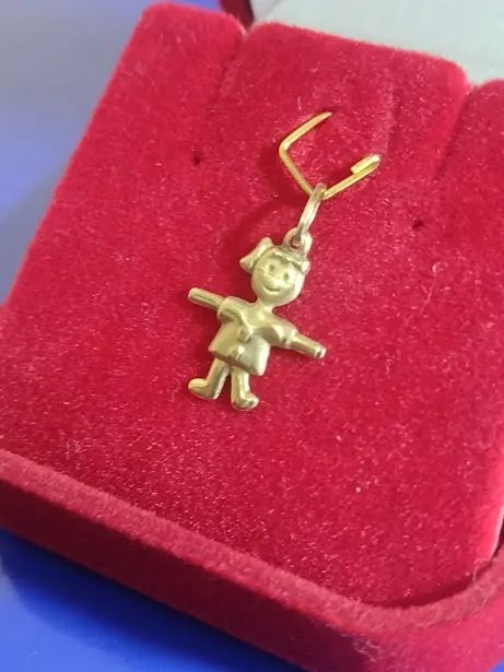Pingente Boneca Ouro 18 Kilates - Foto 4