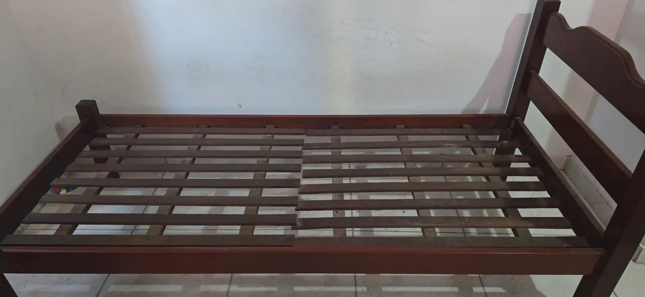 Cama solteiro madeira maciça  - Foto 3