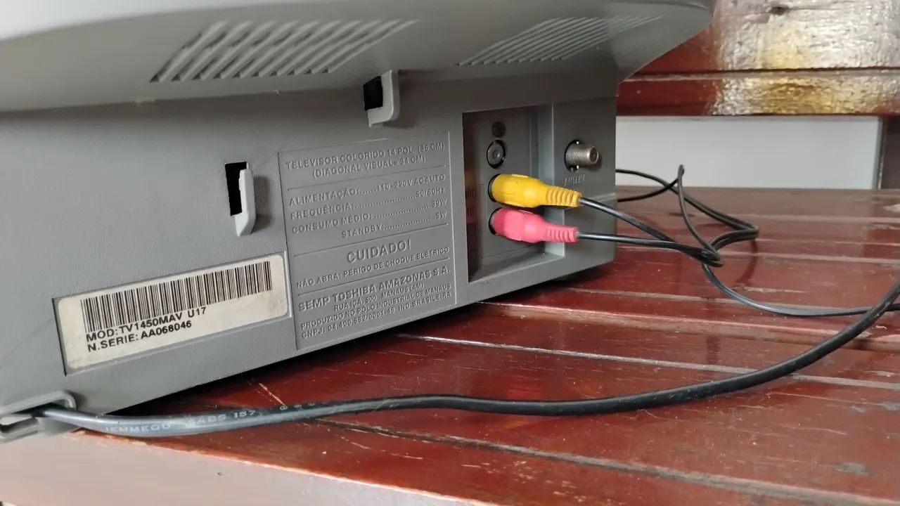 TV Tubo Semp Lumina 14 Polegadas para Games Antigos  - Foto 3