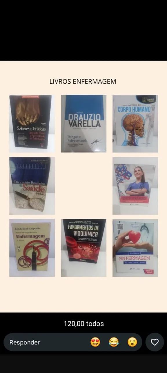 Livros de enfermagem 