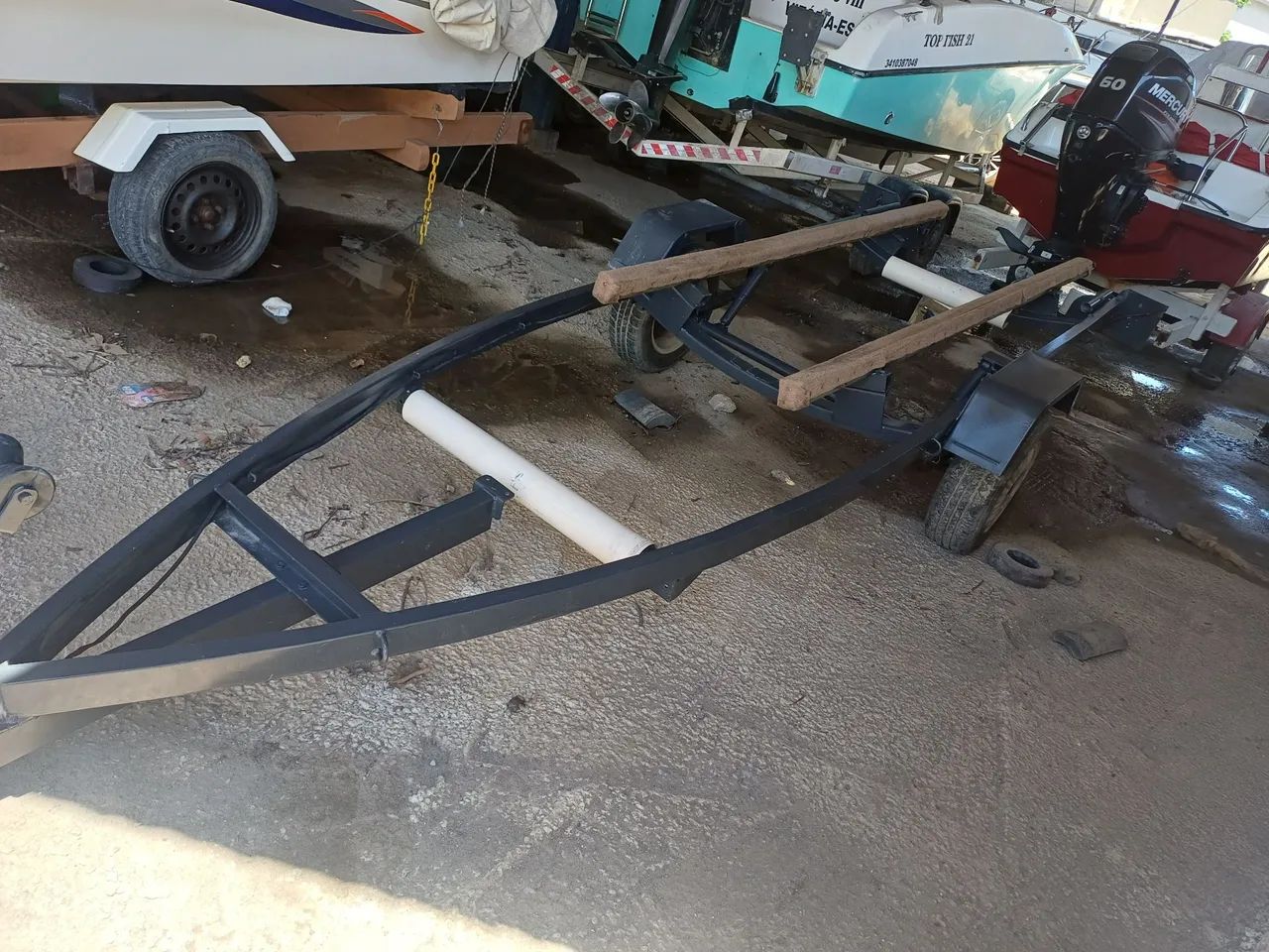 Lancha fishing ( WR 17 com motor yamaha 40hp) - Foto 4