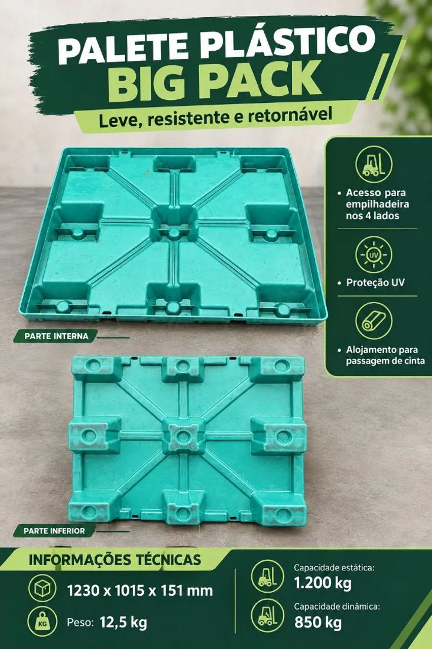 Palete Plástico Big Pack