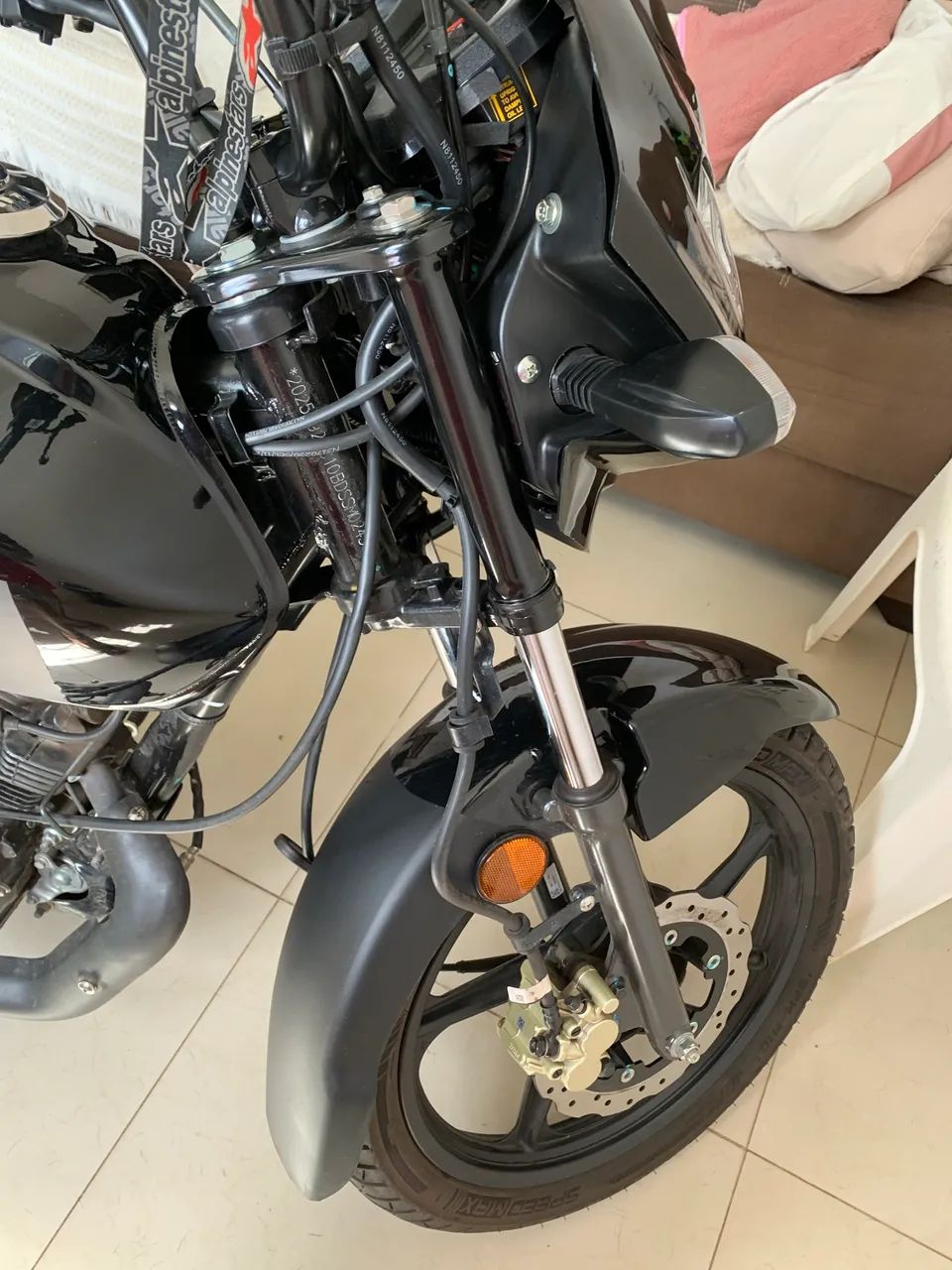 Passo TVS 110 partida elétrica e disco - Foto 4