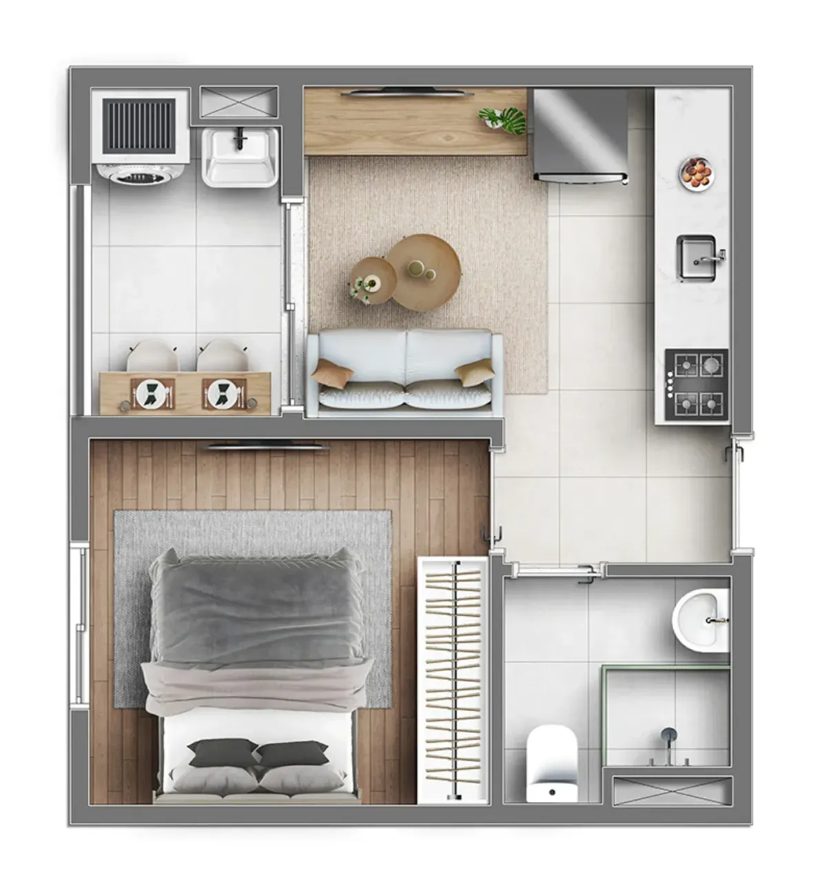 PLANTA 26m²