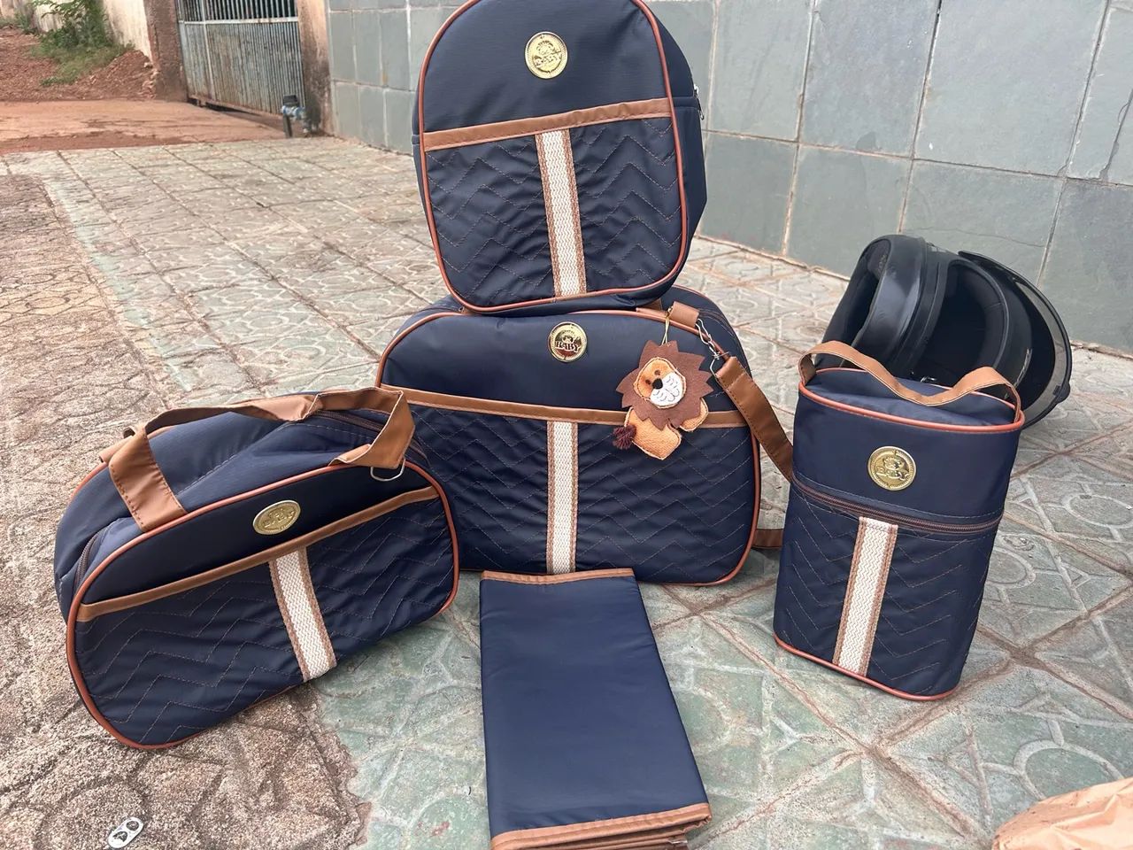 Kit 5 Bolsas Mala Saída Maternidade